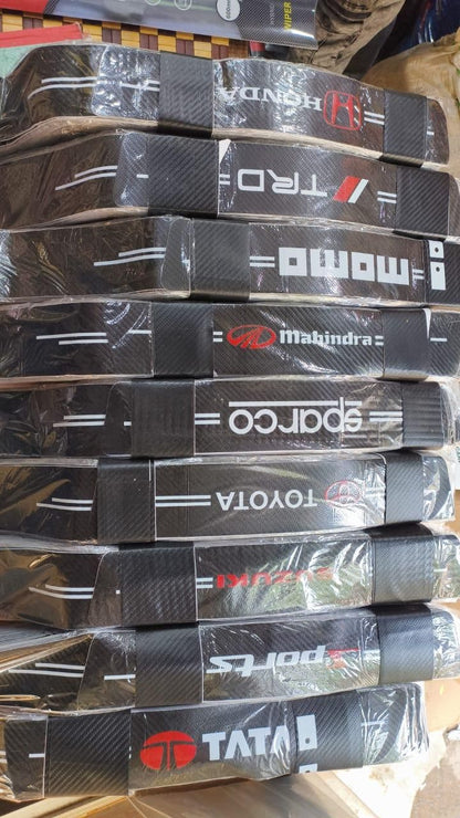 Carbon Fiber Car Door Sill Protector (Pack of 4) – Universal Fit