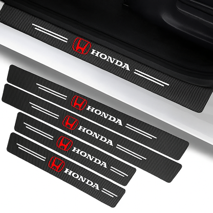 Carbon Fiber Car Door Sill Protector (Pack of 4) – Universal Fit